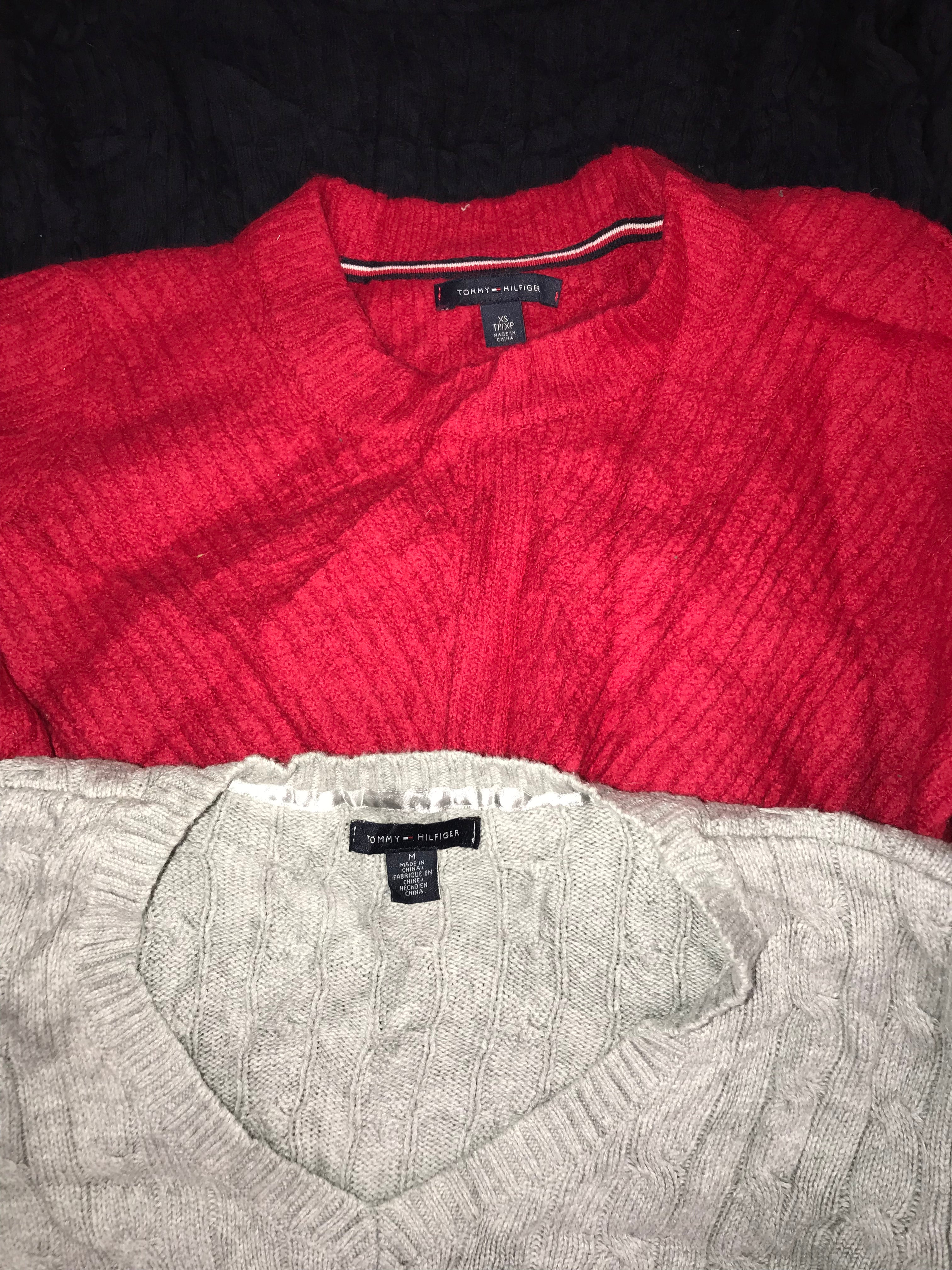 5 kg Second-Hand Damen-Pullover – Tommy Hilfiger Knitwear, Grade A